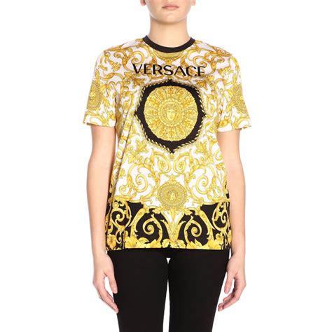 versace t shirts for sale cheap|farfetch Versace shirts.